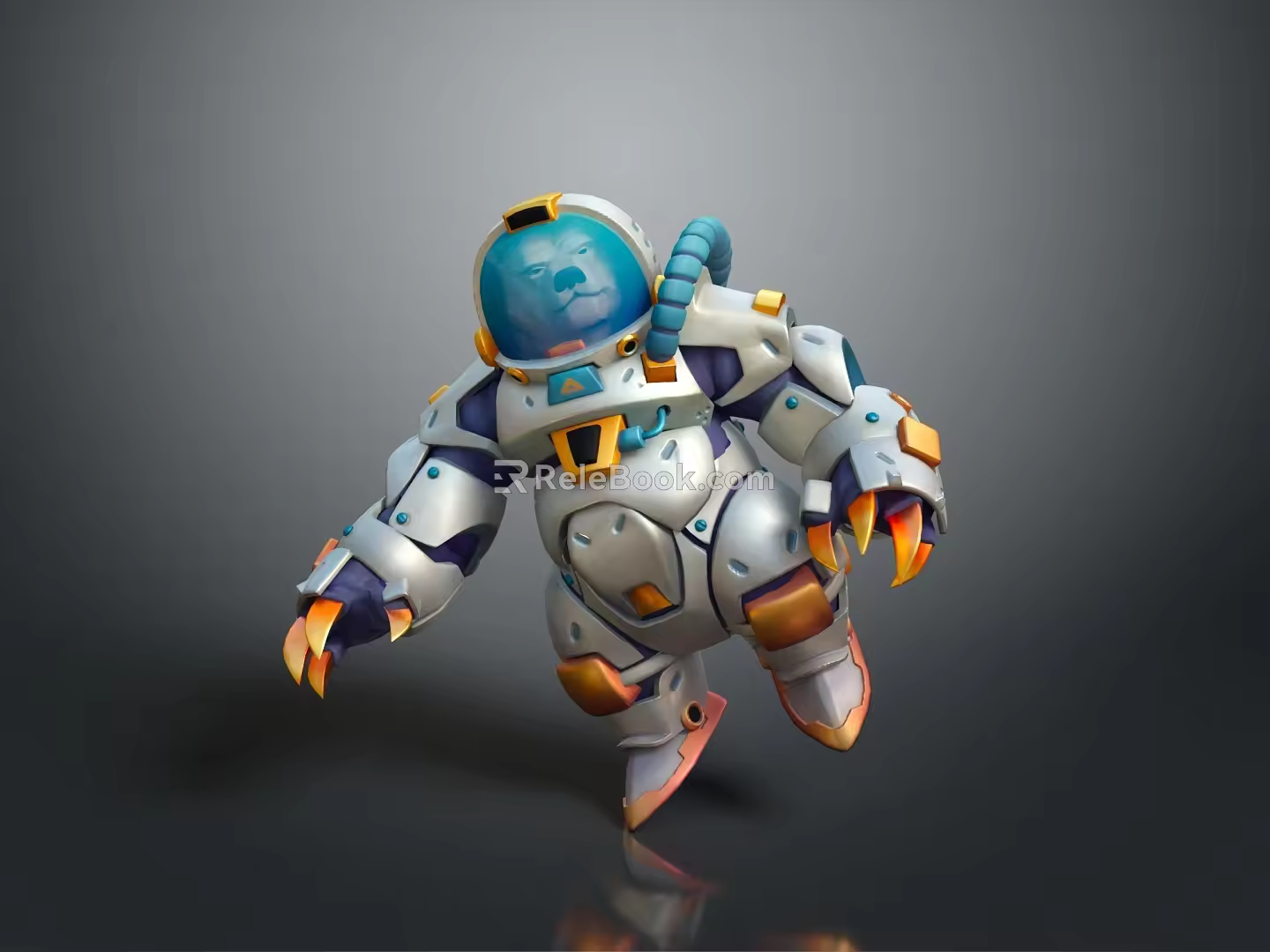 cartoon spaceman cartoon spaceman cartoon astronaut spaceman spacesuit 3d model