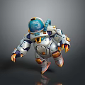 cartoon spaceman cartoon spaceman cartoon astronaut spaceman spacesuit 3d model