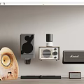Stylish Audio Speakers Collection With Wooden Wall Mounted Marshall And Modern Design Styles