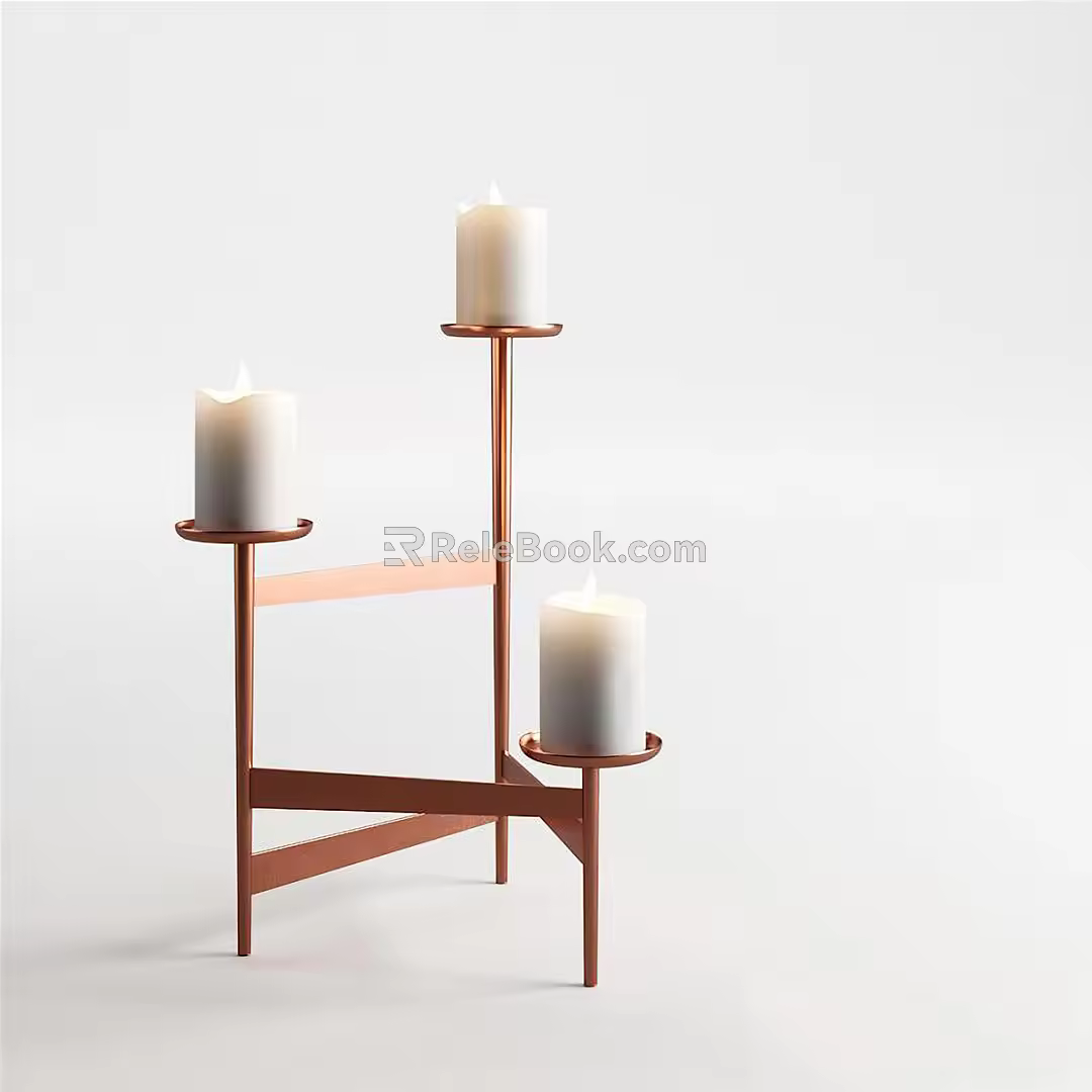 Modern Candlestick 3d model