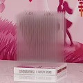 Transparent Acrylic Display Stand With Pink Background And Heart Patterns 2017
