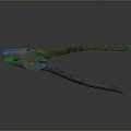 Pipe pliers vise bench vise wrench tool hardware tool processing tool furniture 3d model