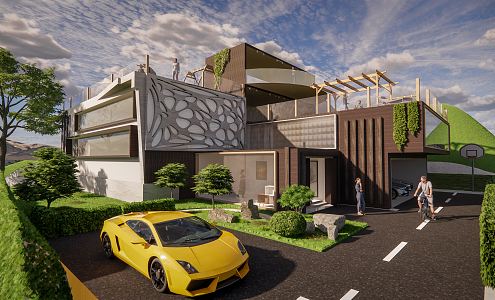 Modern Villa 3d model