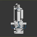 Game Movie Character With White Robotic Arm Sci Fi Mechanical Joints Design