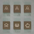 Office Wall Hanging Signs For Product Financial Departments Headquarters Meeting Room Tea Room