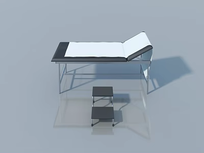 Modern Interior Swing Door With Wooden Frame And Glass Panel Design 3d model