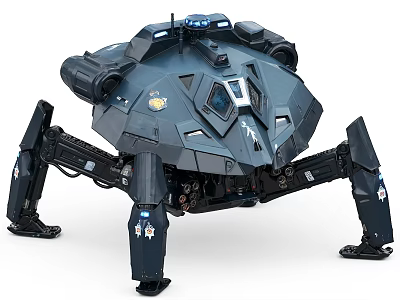 Advanced Industrial Robotic Equipment With Multi Legged Mechanical Structure And Functional Design 3d model