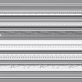 Jane Europe plaster line carved line corner line decorative line 3d model