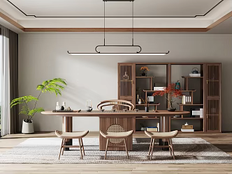 New Chinese Tea Room 3d model
