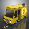 Modern Bus Mini Bus 3d model