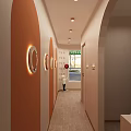 Luxurious SPA Area With Massage Beds Sheer Curtains And Sauna