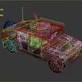 Camouflage Military Vehicle With Tactical Design Armored Body Roof Antenna And Rugged Tires