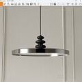 Modern Chandelier Bedside Chandelier Restaurant Chandelier 3d model