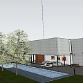 Modern Detached Villa With Private Pool Outdoor Lounge Area And Lush Landscaped Garden
