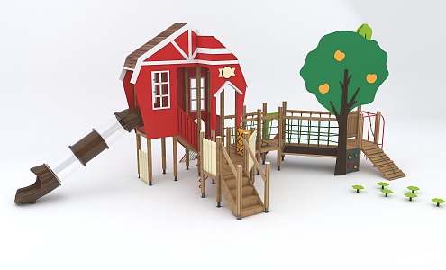 Combination Slide Cabin 3d model