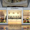 Cadenza Dessert Shop Modern Window Display With Interior Display Cases Warm Lighting And Sweet Treats
