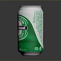 Heineken Imported Beer Brewed In Holland Premium Quality Silver Can With Green Label