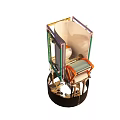 Intelligent Machine With Mechanical Arm And Automated Control System Components