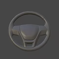 Modern Car Steering Wheel Design Features Sleek Black Finish And Ergonomic Comfortable Grip