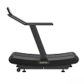 Professional Black Treadmill Sports Equipment With LCD Screen Sturdy Design And Mobility Wheels