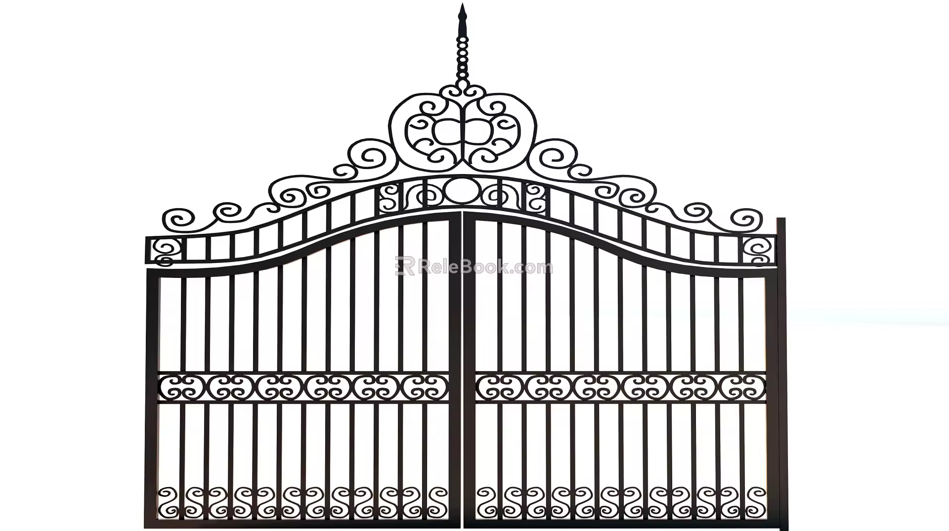 Building component gate 3d model