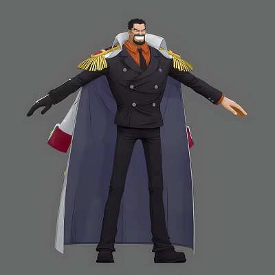 Modern One Piece One Piece Karp 3d model