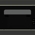 Modern Compact Black And White Printer With Control Panel And Efficient Design