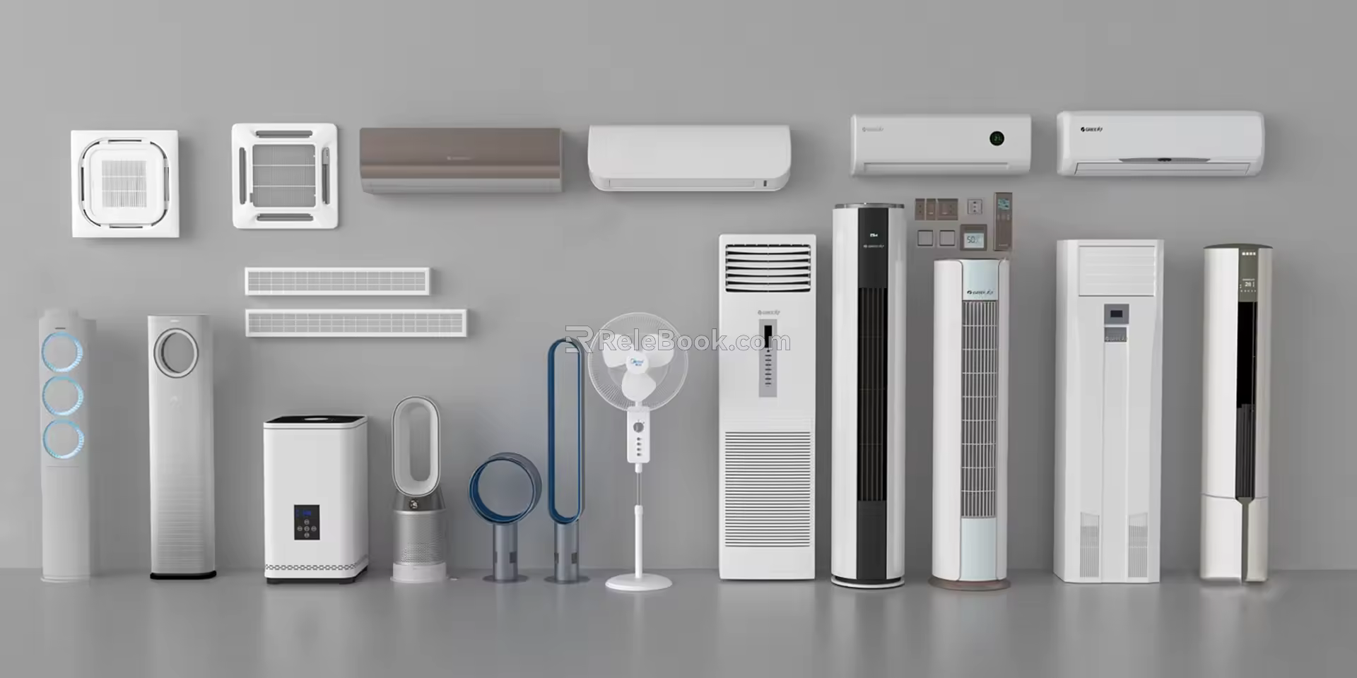 Modern air conditioning air conditioning combination 3d model