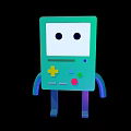 Modern toy building blocks 3d model