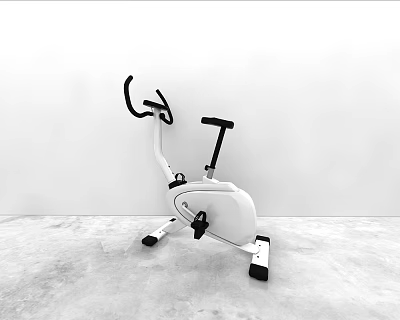 Modern Stationary Bike With Sleek Design For Indoor Fitness And Home Use 3d model