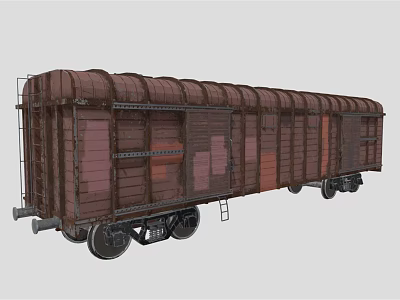 INDUSTRIAL LOFT CAR TRAIN CAR 3d model INDUSTRIAL LOFT CAR TRAIN CAR 3d model