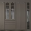 Modern White Wardrobe Interior Design With Glass Doors Lattice Panels And Drawers