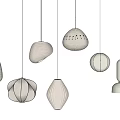 Modern Pendant Lights With Various Contemporary Designs And White Shapes