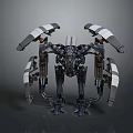 Mechanical Sci Fi Creature Design Featuring Multi Limbed Structure And Futuristic Details 3d model