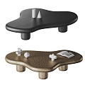 Longhi Coffee Table Simple Coffee Table Metal Coffee Table 3d model