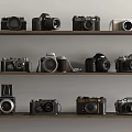 dslr camera retro antique camera digital camera 3d model