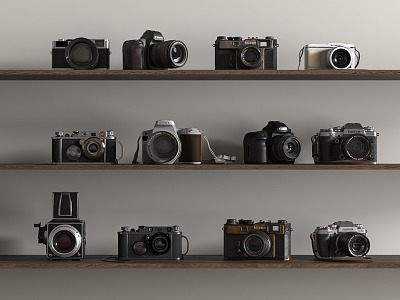 dslr camera retro antique camera digital camera 3d model