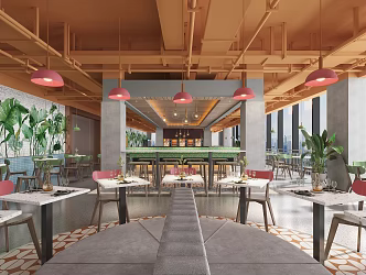Restaurant 3d model