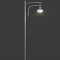 Modern Outdoor Lights With Various Designs Including Curved And Straight Poles