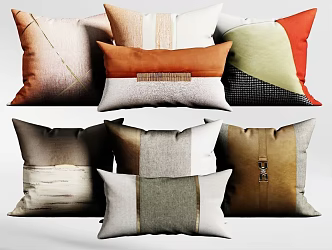 Modern pillow 3d model