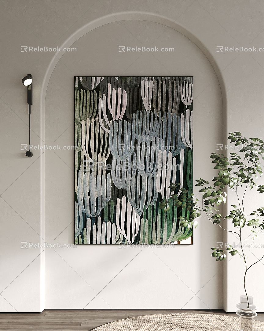 Quiet Decorative Paintings 3d model