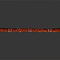 Traditional Decorative Toran With Red Orange Flowers White Beads And Tassels