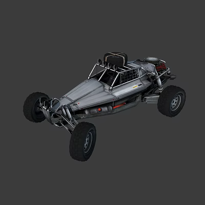 modern off-road vehicle sci-fi four-wheel drive off-road vehicle 3d model