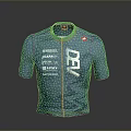 Blue Cycling Jersey With JP Logo Ferrari Brand And Short Sleeve Design