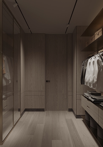 Modern Cloakroom 3d model