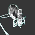 Professional Musical Instruments and Art Supplies with Microphone Pop Filter Stand and Shock Mount