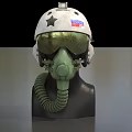 Pilot Helmet Flight Helmet Flying Helmet Low Face Number Low Model Simple Model Game Sub-era Film and Television Level Super Realistic High Precision 3d model
