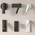 Modern Wall Lamps In Black And White With Various Minimalist Styles