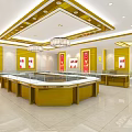 George Jewels Luxury Jewelry Store With Golden Signage And Glass Entrance
