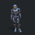 Science Fiction Samurai Science Fiction Warrior Future Warrior Samurai Knight Astronaut Space Warrior 3d model